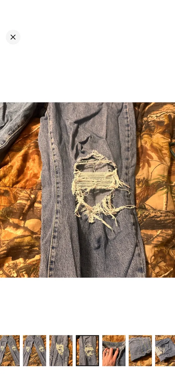 Wild Fable High Rise Straight Jeans Size 8 - Image 3
