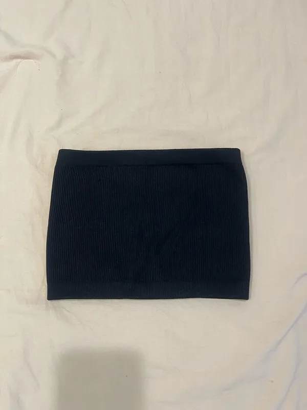 cotton on black and white tube top - Image 3