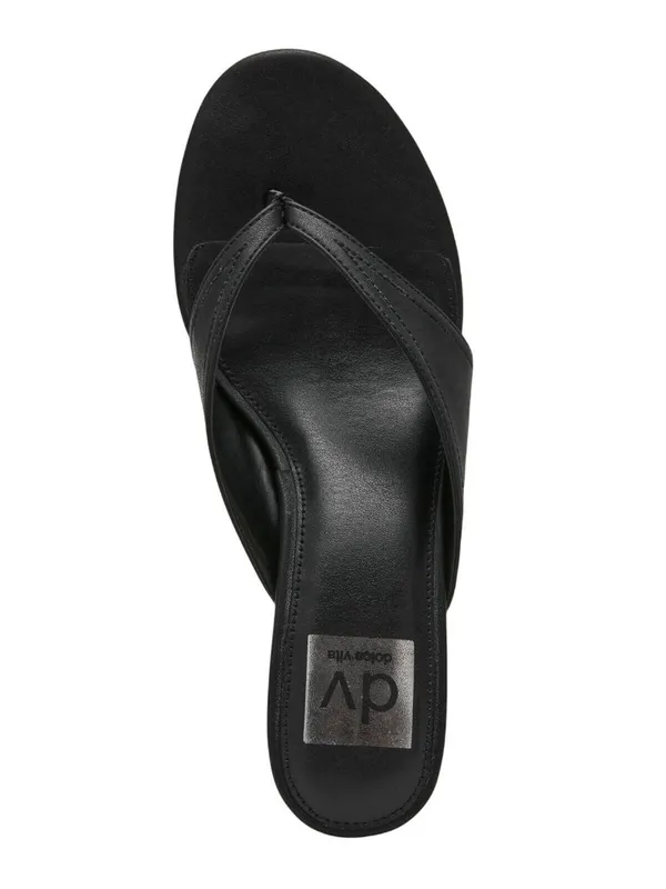 DV Dolce Vita Clarity High Heel Thong Dress Sandals CLARITY Black 9.5M - Image 13