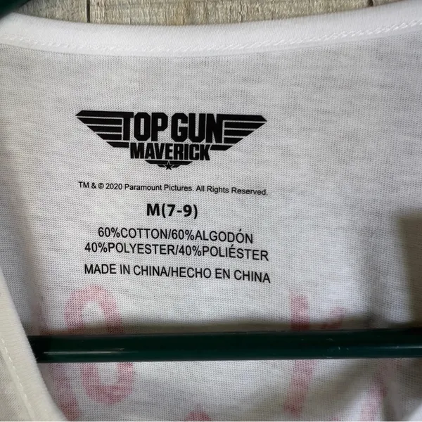 Top Gun Maverick (Paramount Pictures) Fly Girl Short Sleeve White T-Shir… - Image 6