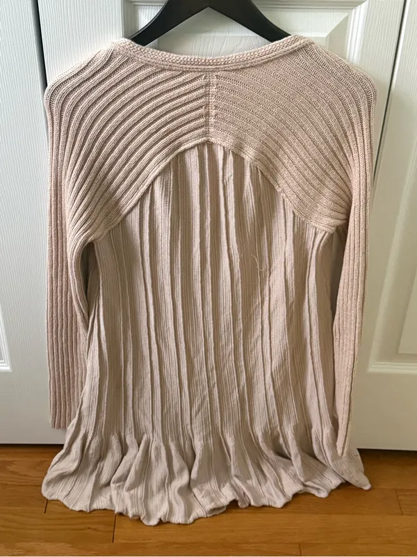 Free People Ribs and Ruffles Top in Pink - Image 3