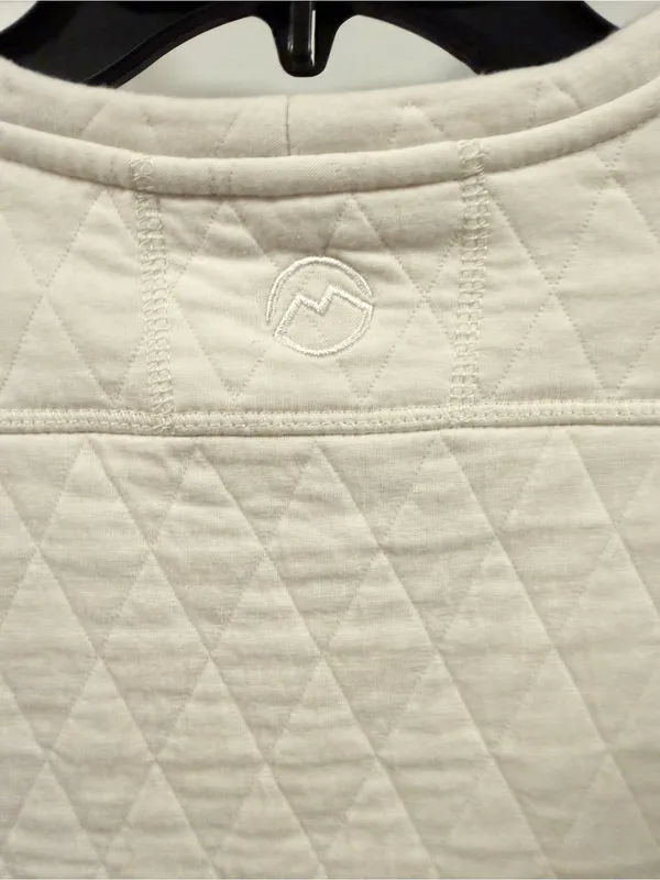 Magellan Outdoors Quilted Crewneck Pullover - Cream - Image 6