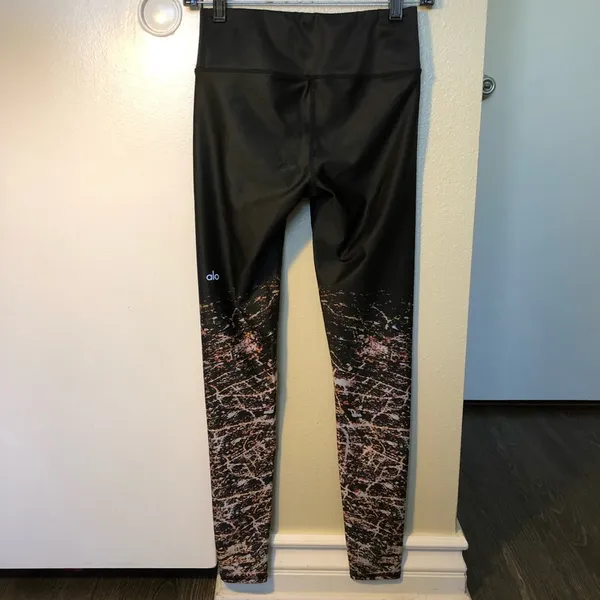 Alo Yoga Airbrush City Lights Leggings Full Length Small - Image 4