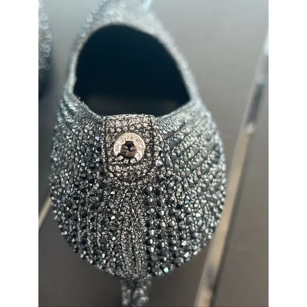 Michael Kors Black Rhinestone Pumps Size 8M - Image 10