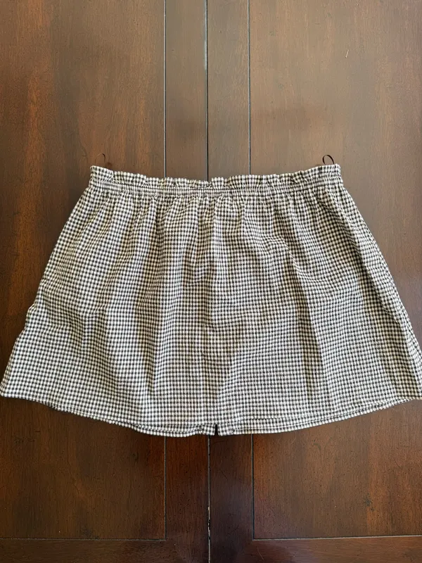 ZARA Gingham Skirt Mini - Image 2