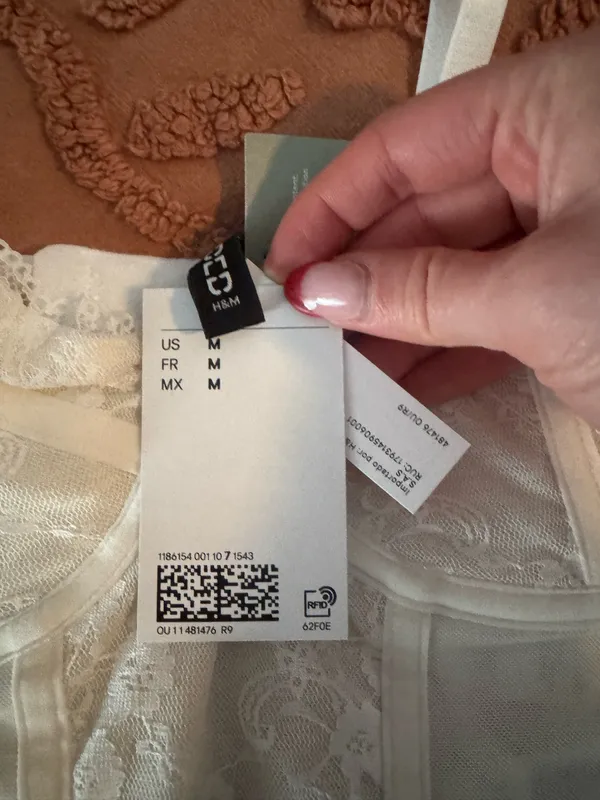 H&M Corset Top White - Image 2