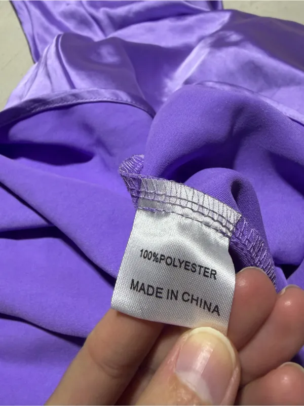 Hello Molly NWT Lavender slip into the night Tie-Shoulder Midi Dress 6 - Image 8