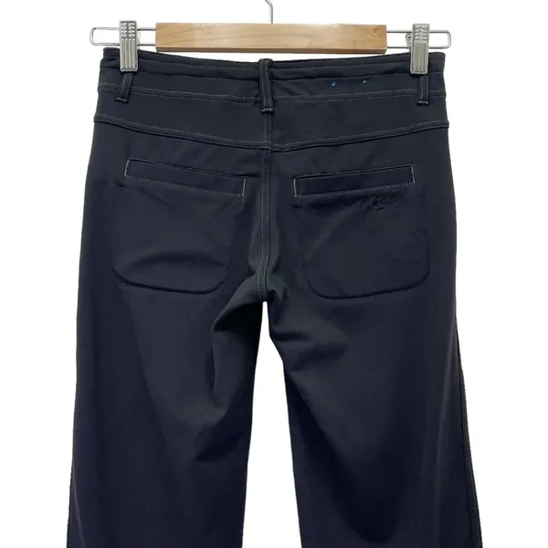 Kuhl Womens 2 Black Stretch Straight Leg Hiking Travel Outdoor Pants Drawstring - Image 5