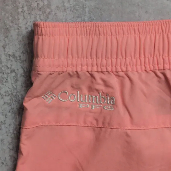 Columbia Peach Omni Shade PFG Elastic Waist Athletic Outdoor Shorts XL 18/20 - Image 6