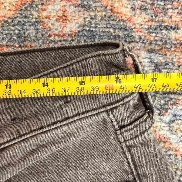 Abercrombie‎ & Fitch The Baggy Low Rise Curve Love Grey Jeans 29/8 Regular - Image 7