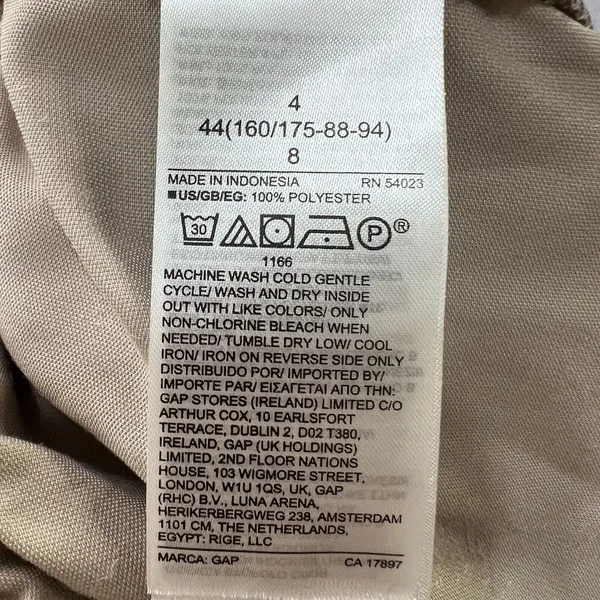 Gap Pants Women 4 Gray Velvet‎ Velour Wide Leg Pants Pockets Mid Rise Classic - Image 5
