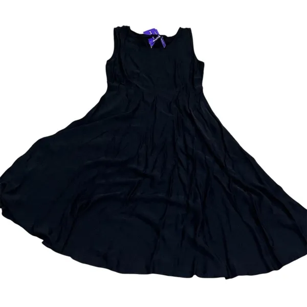 Seraphine Women's Black A-line Knee Length Dress Size 2 Formal - Image 3