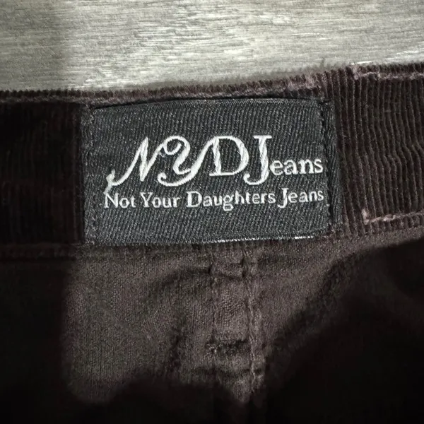 NYDJ 32x27 in Brown High Rise Corduroy Bootcut Pants 12P P600 Boho Made‎ in USA - Image 3