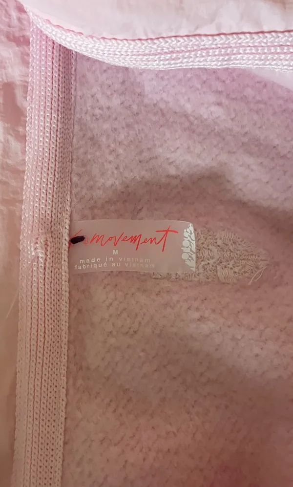 Free People Pink Windbreaker Jacket - Image 2