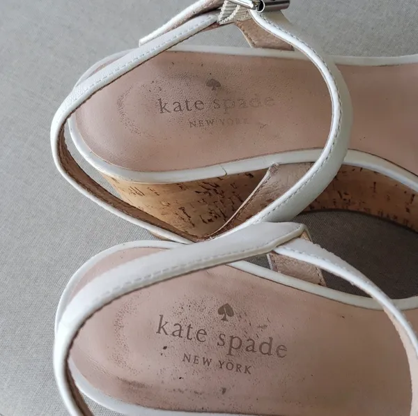 Kate Spade Frilly Platform Wedges, Size 8 - Image 13