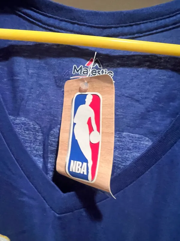 Majestic Jersey Tee Golden State Worries Steven Curry - Image 2