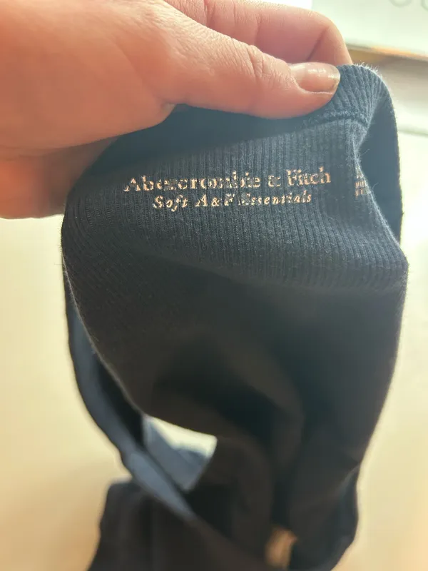 Abercrombie Cropped Tank Top Blue - Image 3