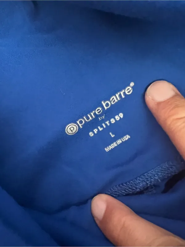 Splits 59 pure barre High-Waisted Royal Blue Leggings - Image 4