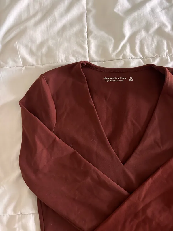 Abercrombie Burnt Orange Bodysuit - Image 2