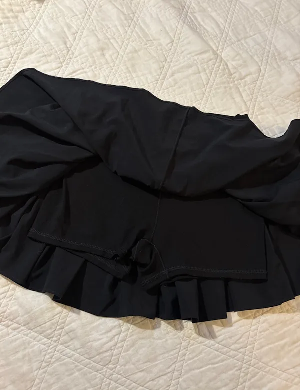 Aerie Black Pleated Tennis Skirt - Image 5
