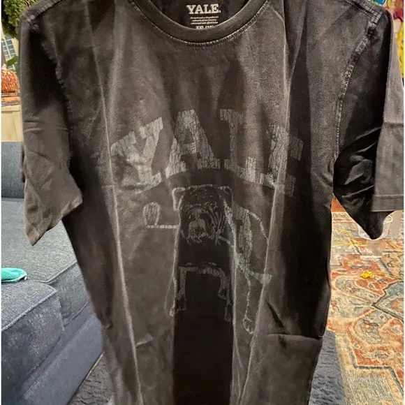 2 -Yale t shirts one gray one navy NWT Boys size 18 - Image 2