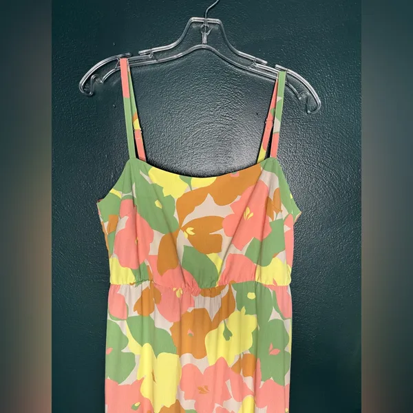 Social Standard By Sanctuary Floral Fiesta Smocked Tiered Midi Multicolor Dress - Image 4