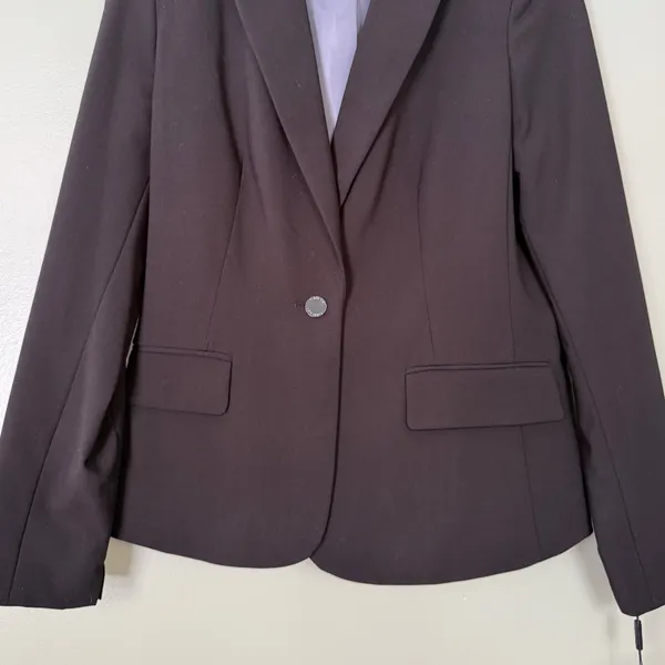 NWT Calvin Klein Blazer Jacket Strectch Black Work Career Women’s Size 4 - Image 6