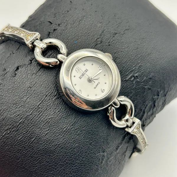 Rumours Silver Tone Stainless Steel Fashion Quartz Watch Working New Battery - Image 4
