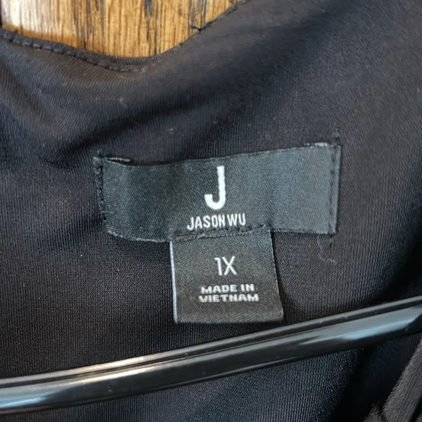 J Jason Wu Regular City‎ Knit Sleeveless Black Jumpsuit Size 1X Like New - Image 5