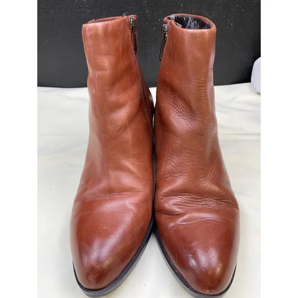Sam Edelman Womens Brown Leather Ankle Boots Shoes SIze 6.5 SKU 6782 - Image 2
