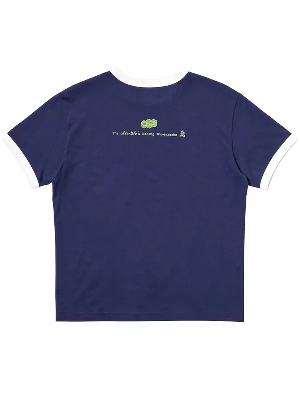 Uniqlo Beetlejuice WARNER BROS. MOVIES UT Graphic T-Shirt NWT Blue Green XL - Image 4