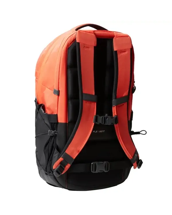 The North Face Borealis Backpack - Vibrant Orange & Black (Excellent Condition) - Image 3