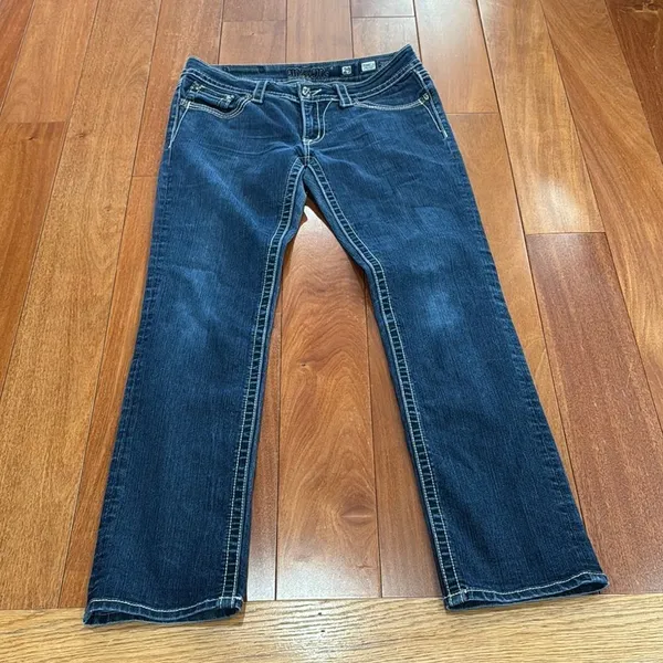 Miss Me Rhinestone Embellished Straight Denim‎ Jeans size 29 - Image 2