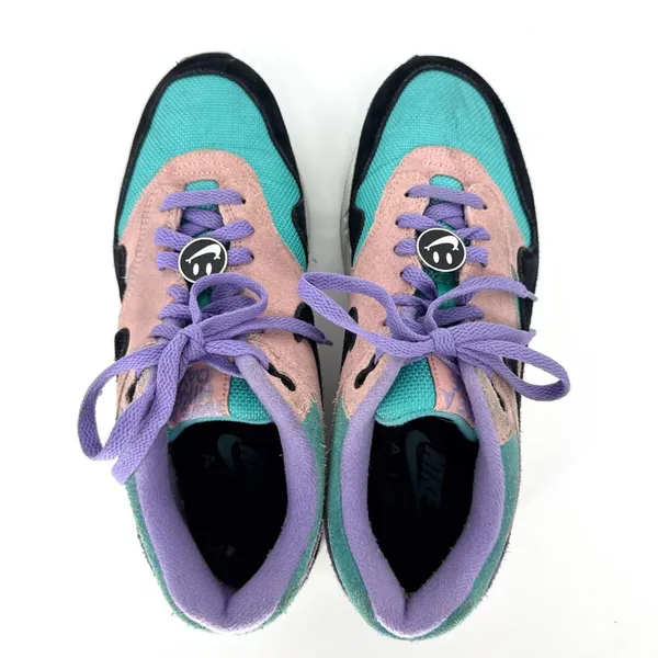 Nike Air Max 1 Have a Nike Day Space Purple‎ Black Bleached Coral Size 9 - Image 6