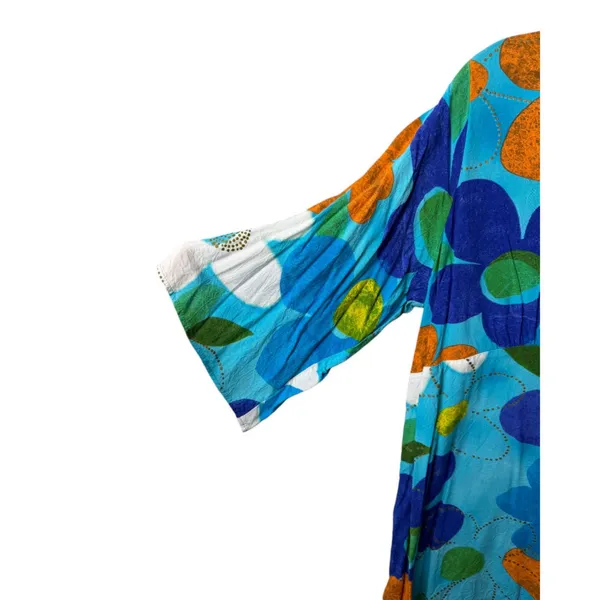 Jams World W641-Sulo Summer Love 3/4 Sleeve Flowy Blouse Size Large - Image 2