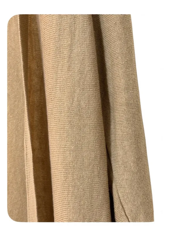 J.Jill Women’s Linen Blend Open Front Cardigan with Fringe Cuffs Size Medium - Image 12