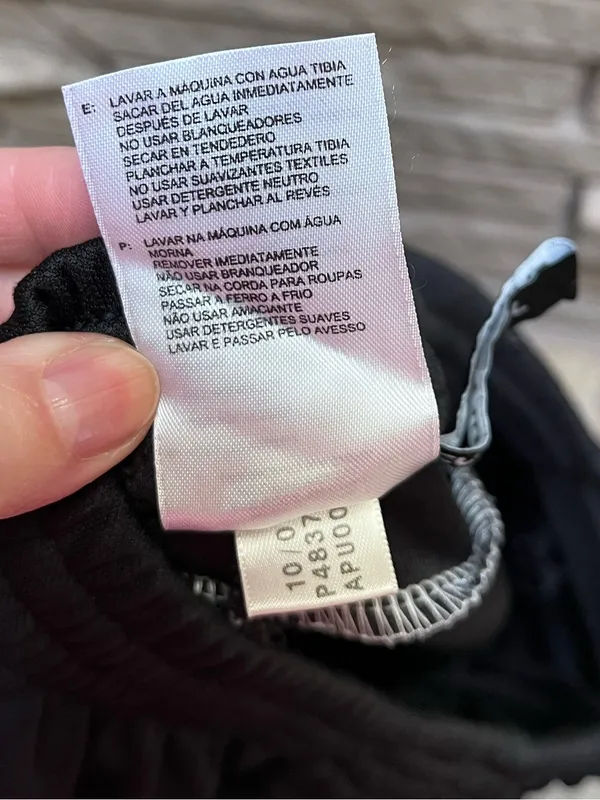 Adidas climacool y2k 09 Black Athletic Shorts with White three stripe Trim small - Image 8