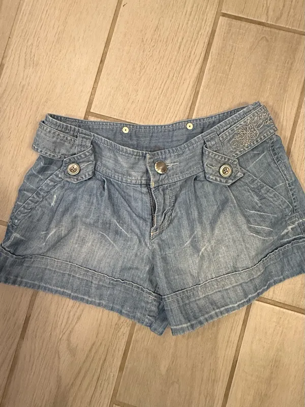 Armani Exchange Light Blue Denim Women's Shorts - Image 3