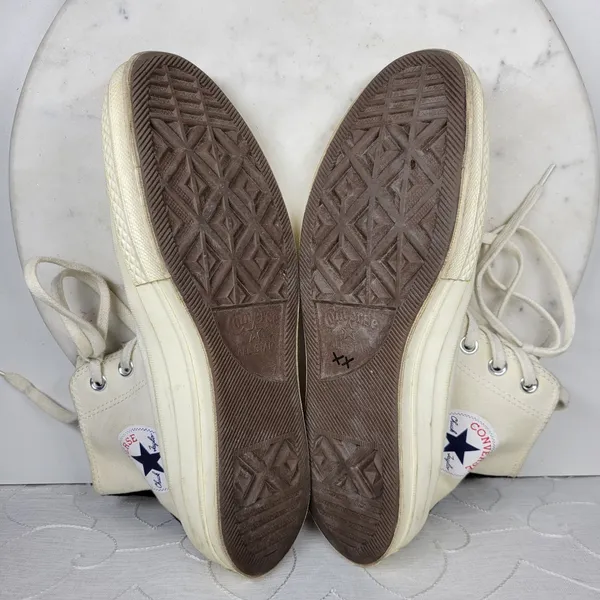 Converse x Comme des Garcons PLAY Chuck 70 High Top Sneakers M7 W9 Heart Logo - Image 11