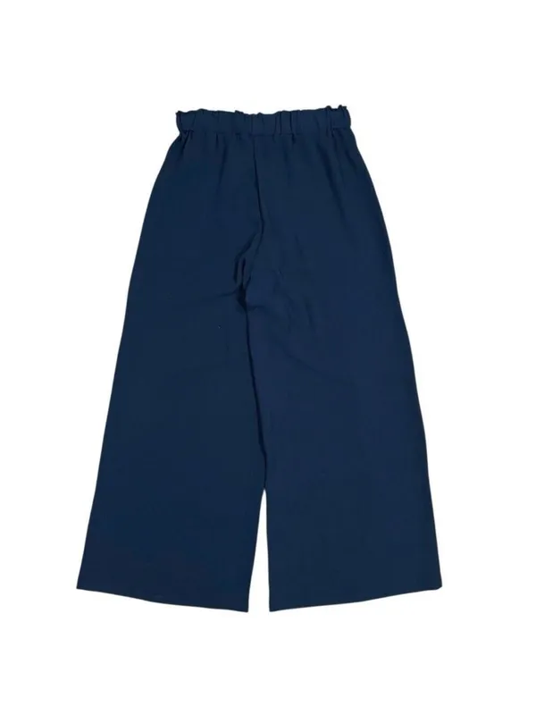 Cupshe Summer Lovin' Wide Leg High Rise Coverup Pants Blue Medium - Image 3