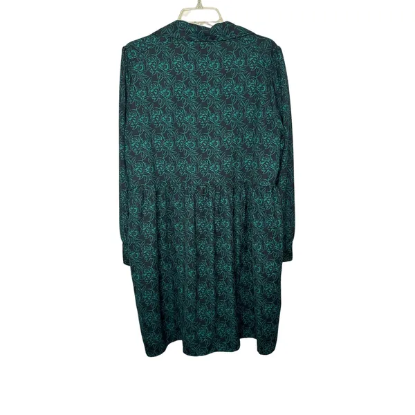 Seraphine Alfie Tunic Layering Maternity Dress with Collar green size 12 - Image 4