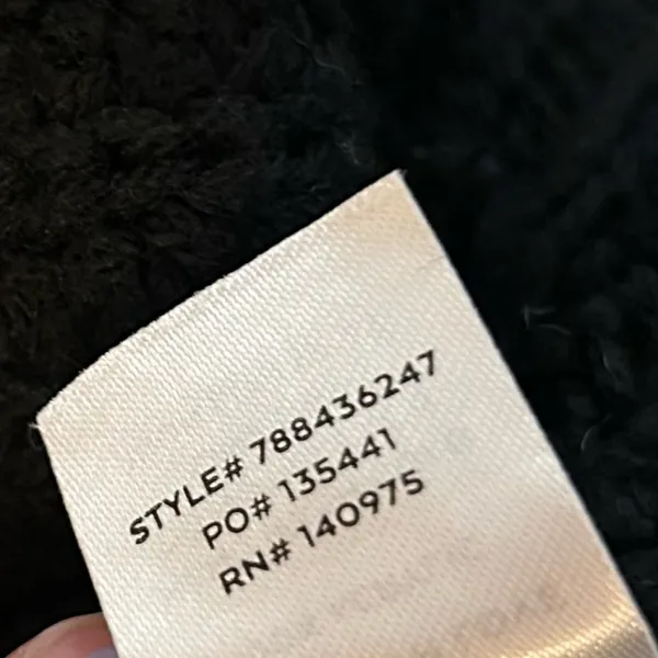 Lulus Black Cowl Neck Cable Knit‎ Long Sleeve Sweater Size Large - Image 5