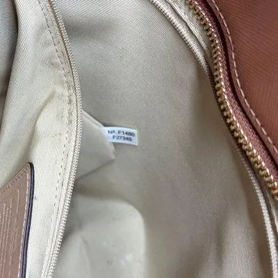 Coach Tan Leather Tote with Heart Scarf - Image 11