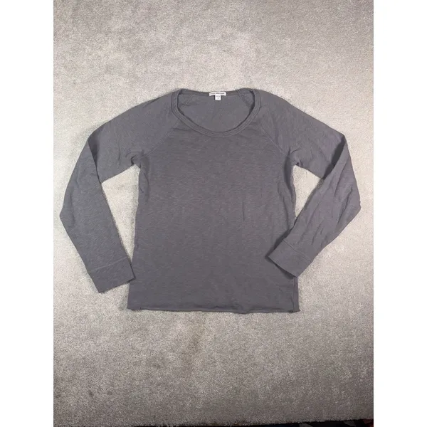 Standard James Perse Cotton Poly French Terry Sweatshirt Gray Size 2 Medium - Image 2