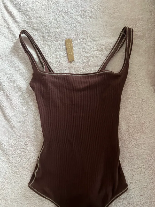 SKIMS Cotton Rib Bodysuit - Image 5