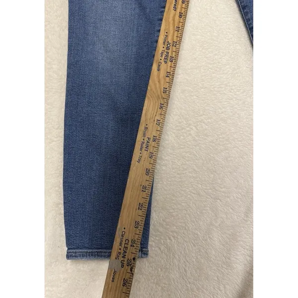 Madewell Size 27‎ Skinny Jeans Womens 9'' Mid Rise Blue Denim Button Fly Pants - Image 3