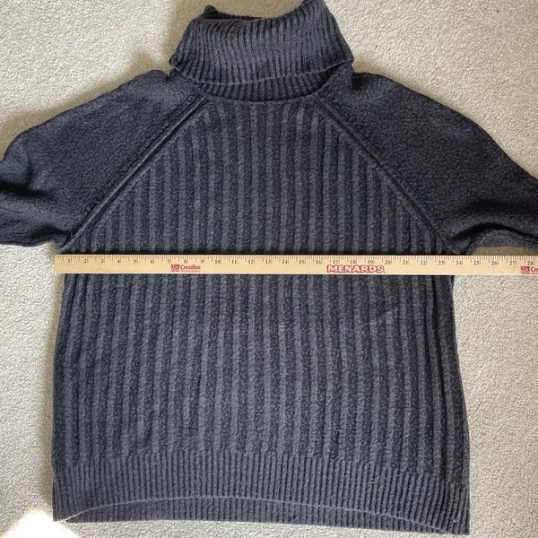 Free People Big City Turtleneck Sweater Boho Ribbed Slouchy Women's Size Small - Image 9