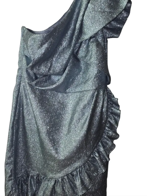 Topshop One Shoulder Mini Dress Size 8 - Image 2