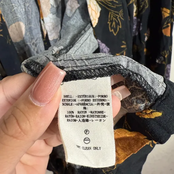 Free People Wrap It Up Floral Jacket Size Small - Image 9
