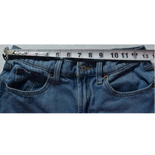 Old Navy Drapey Denim High Rise Baggy Wide Leg Jeans Blue Size 2 Tall - Image 4